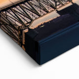 Upper Peninsula Wall Art - Mackinac Bridge Sunset Canvas Print