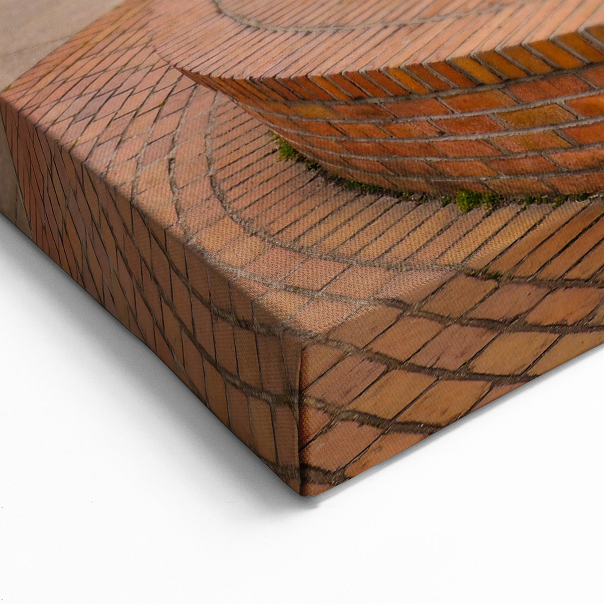 Memphis Wall Art - Serene Fountain Garden Sunset Landscape Canvas Print