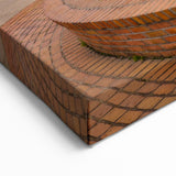 Memphis Wall Art - Serene Fountain Garden Sunset Landscape Canvas Print