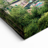 Romania Wall Art - Tranquil Lake and Pine Forest Landscape Print