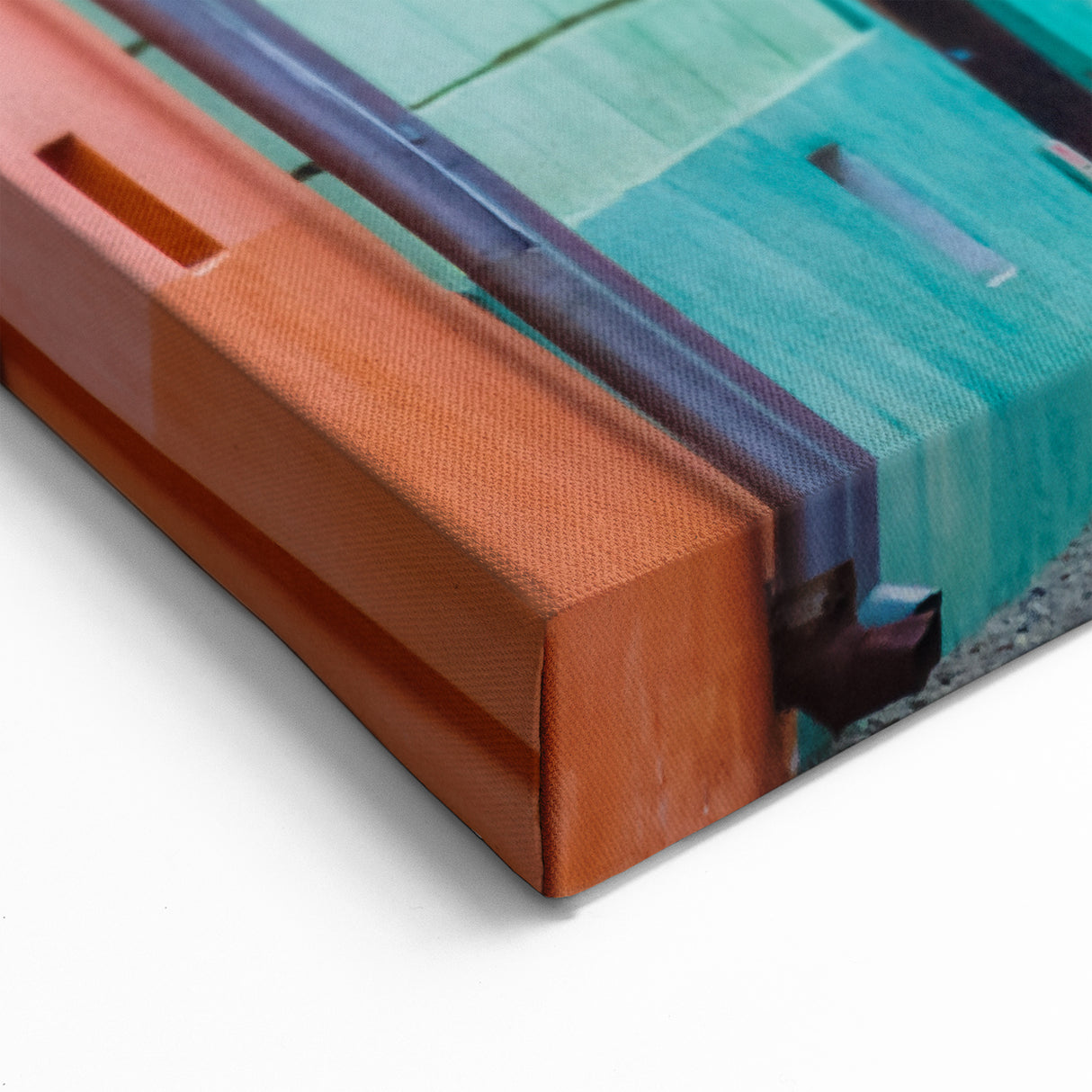 Romania Wall Art - Colorful Streets of Sighișoara Canvas Print