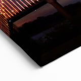 Memphis Skyline Art - Nighttime View of Hernando de Soto Bridge Canvas