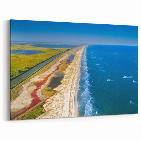 Danube Delta Photography - Serene Coastal Landscape with Marshlands