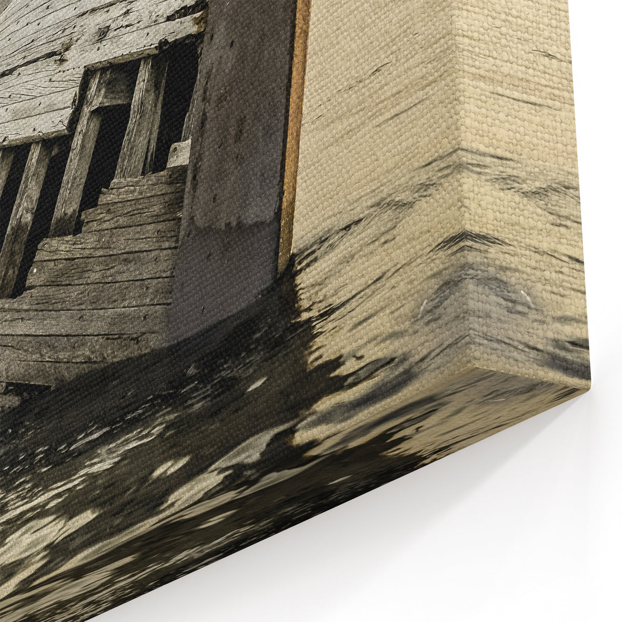 Upper Peninsula Framed Art - Historic Shipwreck on Michigan Waters