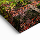 Upper Peninsula Scenic Art - Autumn Waterfall Canvas Michigan Print