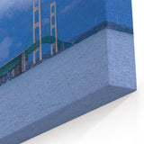 Upper Peninsula Wall Art - Mackinac Bridge Blue Horizon Print