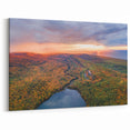 Upper Peninsula Landscape Prints - Autumn Aerial Lake of the Clouds