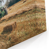 Rustic Farmhouse Wall Art: Tractor in Field - Country Style Decor Print