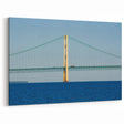 Upper Peninsula Wall Art - Mackinac Bridge Minimalist Skyline Print