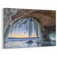 Michigan Upper Peninsula Photography - Ice Cave Winter Wonderland Print