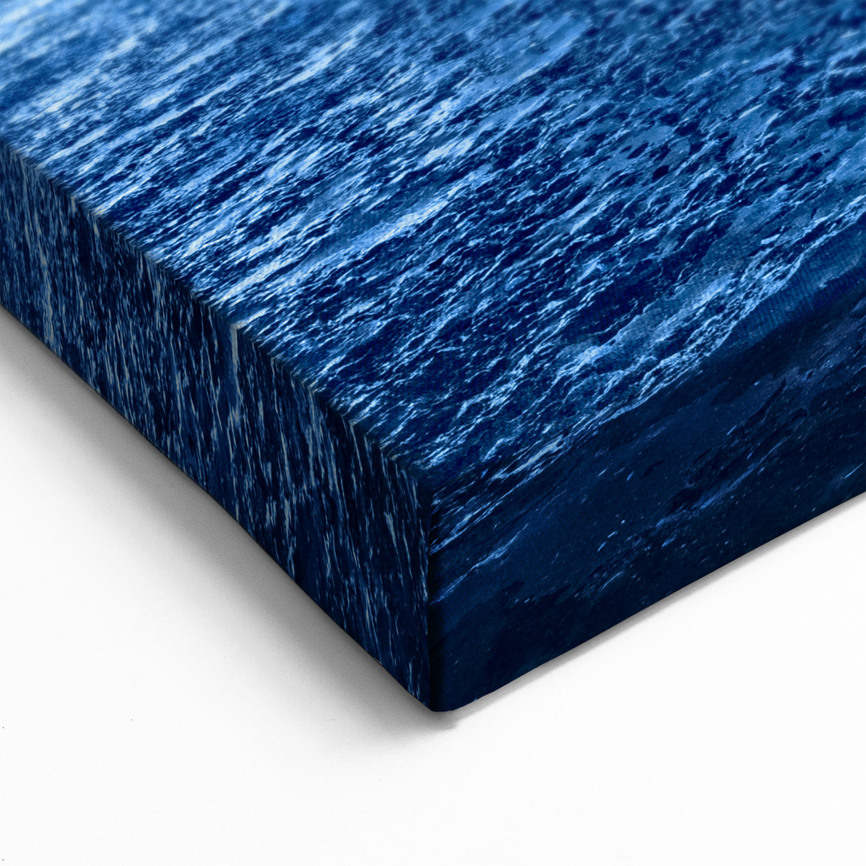 Upper Peninsula Framed Art - Frozen Ice Cave Blue Winter Print