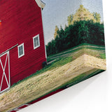 Farmhouse Wall Art: Iconic Red Barn - Rustic Country Style Decor Print