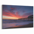 Cape Hatteras Art – Dramatic Sunset Pier Coastal Scenic Photography