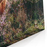 Farmhouse Wall Art: Highland Cow in Meadow - Rustic Country Decor Print