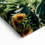 Farmhouse Wall Art: Sunflowers in Summer - Rustic Country Style Decor