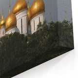 Moscow Wall Art - Scenic Gold Domes of Moscow Cityscape Art