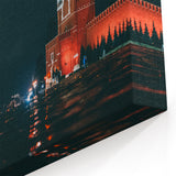 Moscow Photography Prints - Night View of Red Square and St. Basil’s