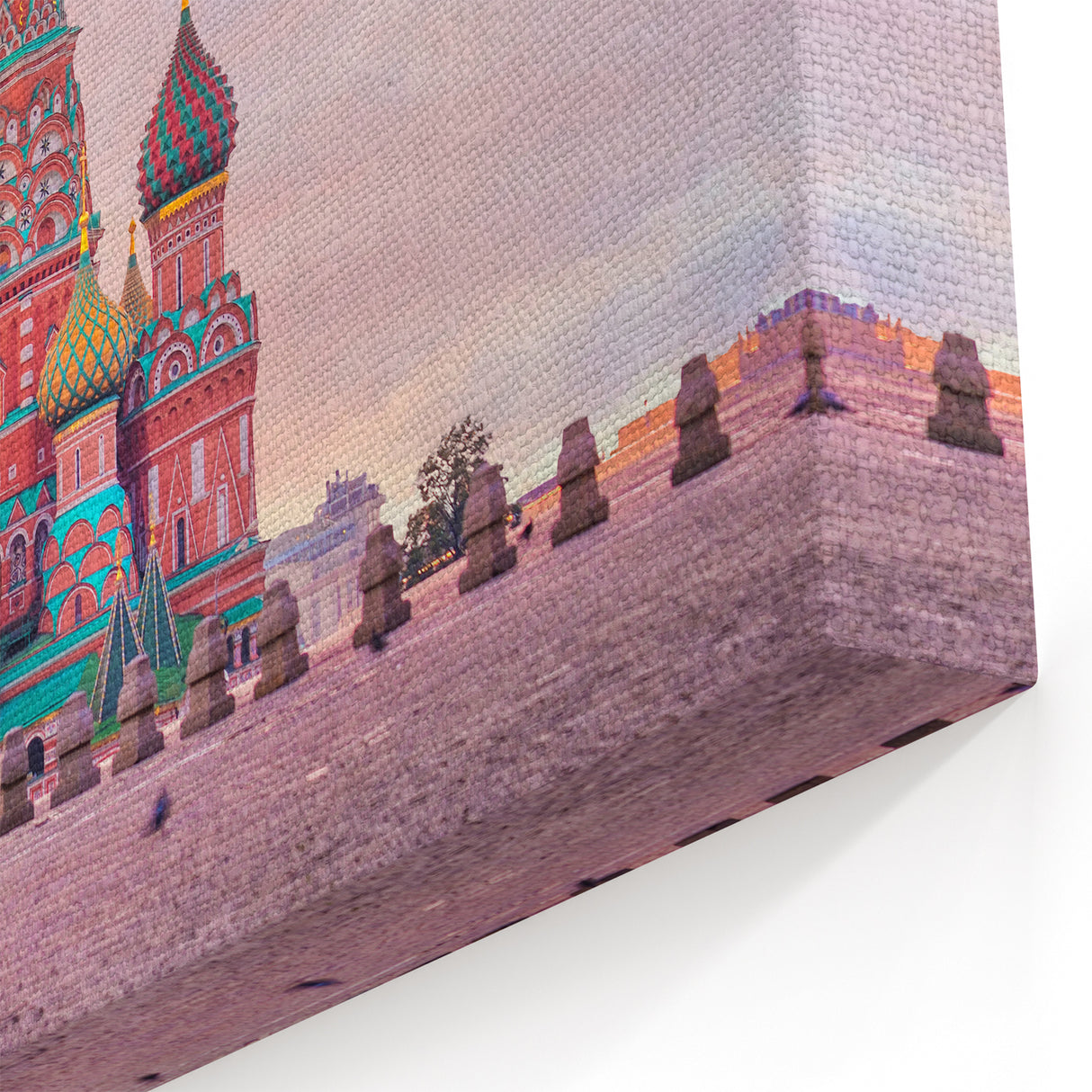 Moscow Landscape Art - Sunrise Over St. Basil’s Cathedral in Red Square