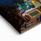 Moscow Canvas Prints - St. Basil’s Cathedral Illuminated at Night