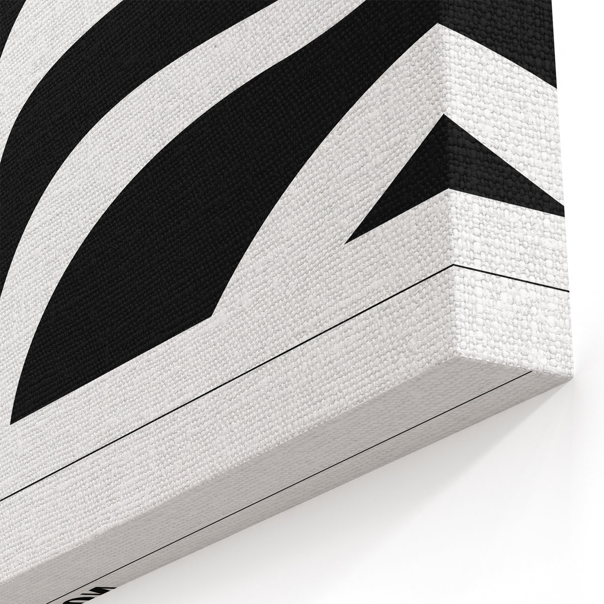 Bohemian Wall Art | Black & White Eclectic Boho Decor Canvas Print