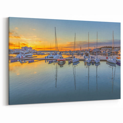 Sochi Landscape Art - Scenic Sochi Canvas Prints of Marina Sunset