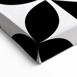 Bohemian Wall Art | Modern Monochrome Geometric Boho Canvas Print