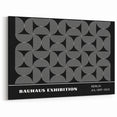 Bohemian Wall Art | Modern Monochrome Circular Boho Canvas Print