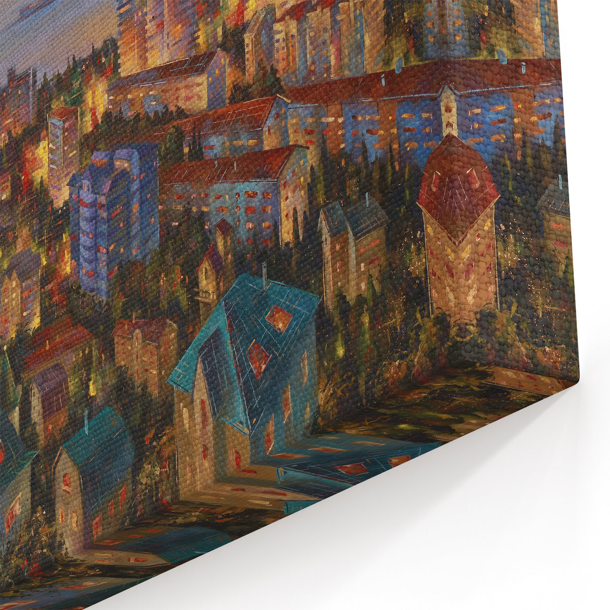 Sochi Cityscape Art - Scenic Sochi Wall Art of Evening Skyline View