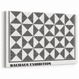Bohemian Wall Art | Black & White Geometric Boho Canvas Print
