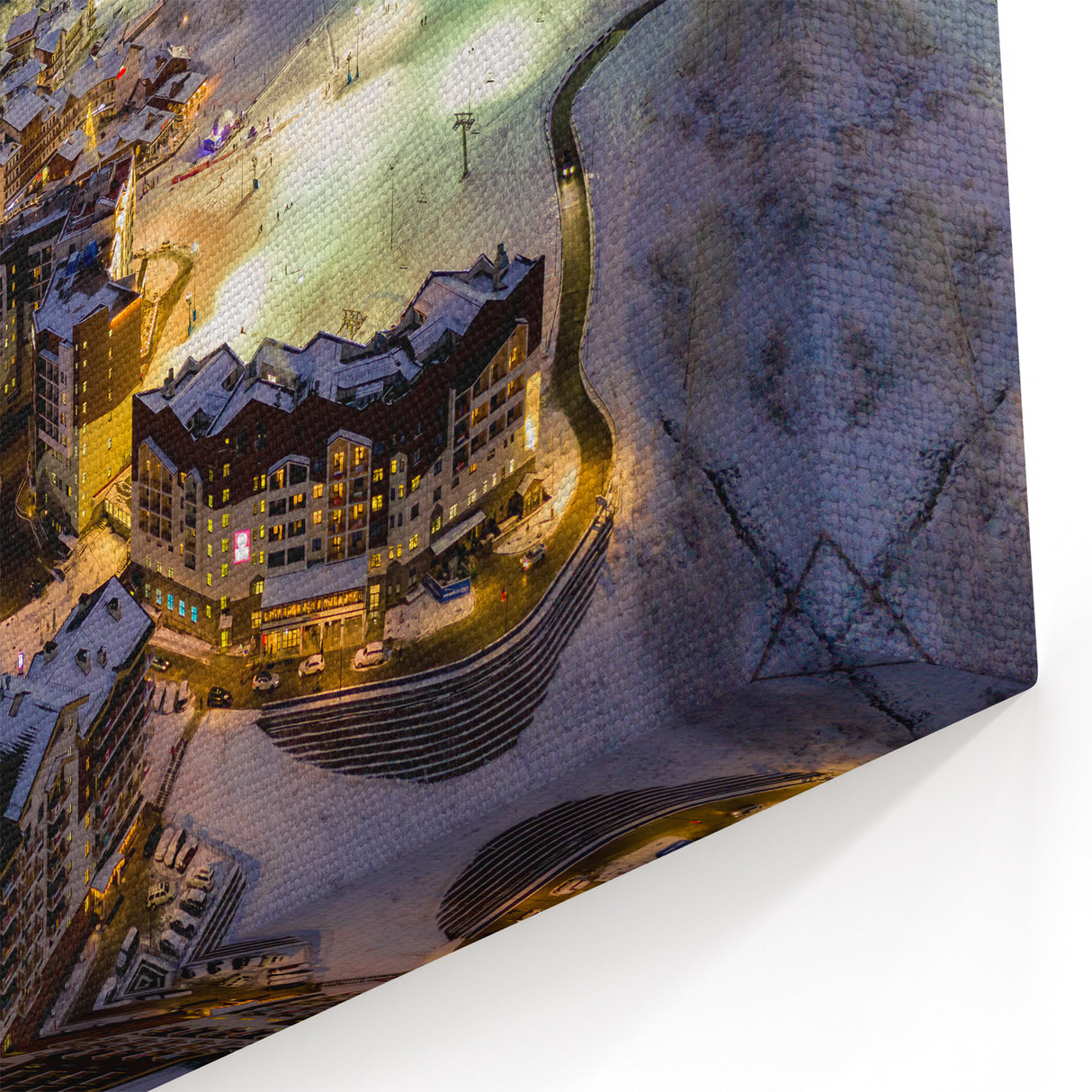 Sochi Wall Art - Scenic Sochi Landscape Art of Snowy Mountain Resort