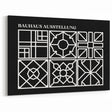 Bohemian Wall Art | Intricate Black & White Geometric Boho Canvas Print