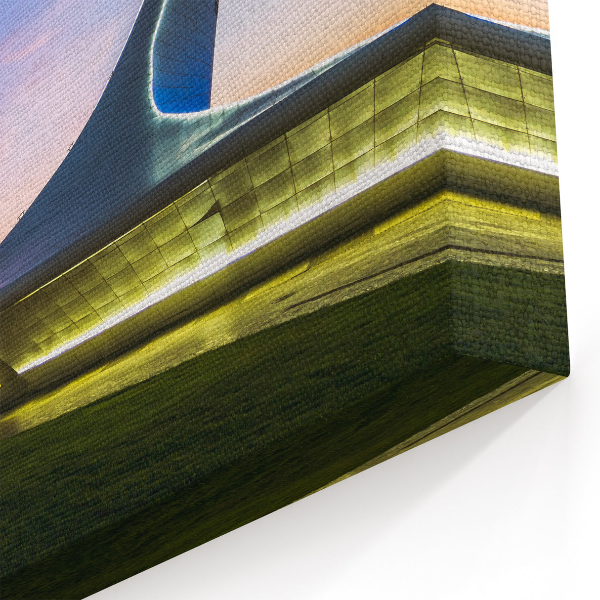 Sochi Canvas Prints - Scenic Sochi Photography of Olympic Torch at Dusk