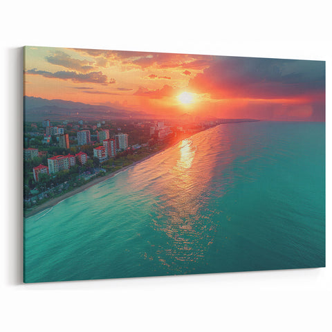 Sochi Photography Prints - Scenic Sochi Landscape Art of Sunset Coastline
