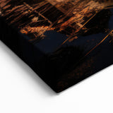 Sochi Cityscape Art - Framed Sochi Wall Art of Historic Building at Night