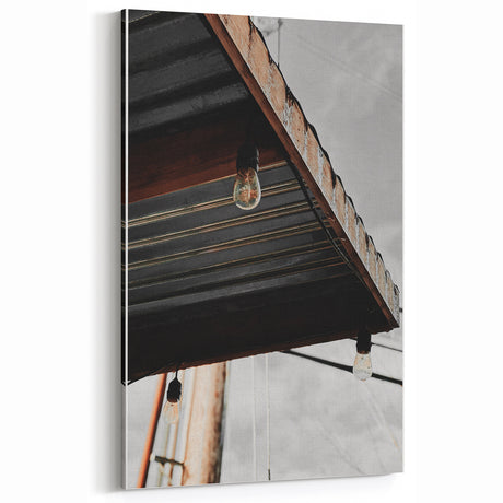 Rustic Edison Bulb Glow - Modern Vintage Art Print