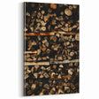 Textured Wood Logs - Rustic Farmhouse Art Print