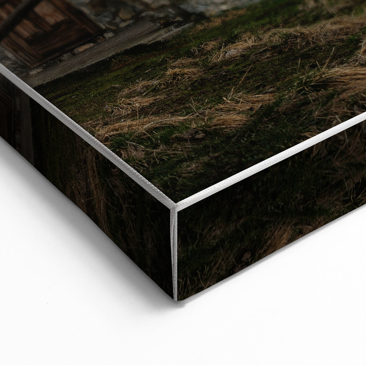 Alpine Barn Retreat - Rustic Mountain Art Print