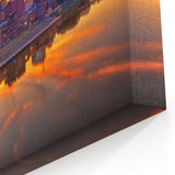 Nashville Skyline at Sunset - Vibrant Tennessee Cityscape Wall Art