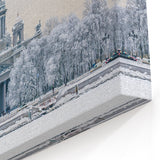St. Petersburg Canvas Prints - St. Isaac's Cathedral Winter Scene