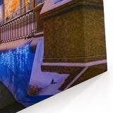 St. Petersburg Wall Art - Illuminated Bridge Winter Night