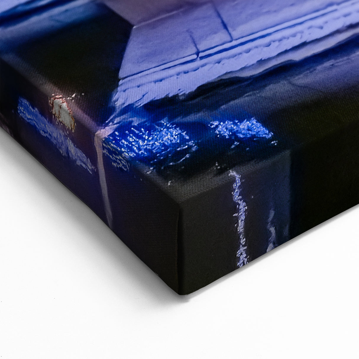 St. Petersburg Wall Art - Illuminated Bridge Winter Night