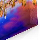 St. Petersburg Photography Prints - Vibrant City Lights Reflection