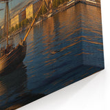 St. Petersburg Canvas Prints - Sailing Ship at Sunset