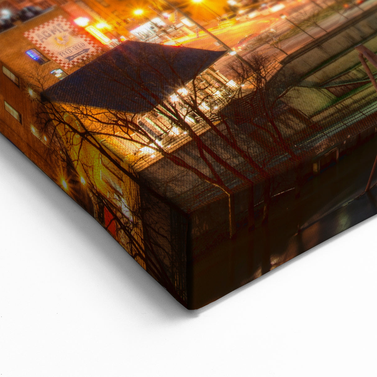 Nashville Skyline at Night - Vibrant Tennessee Cityscape Wall Art