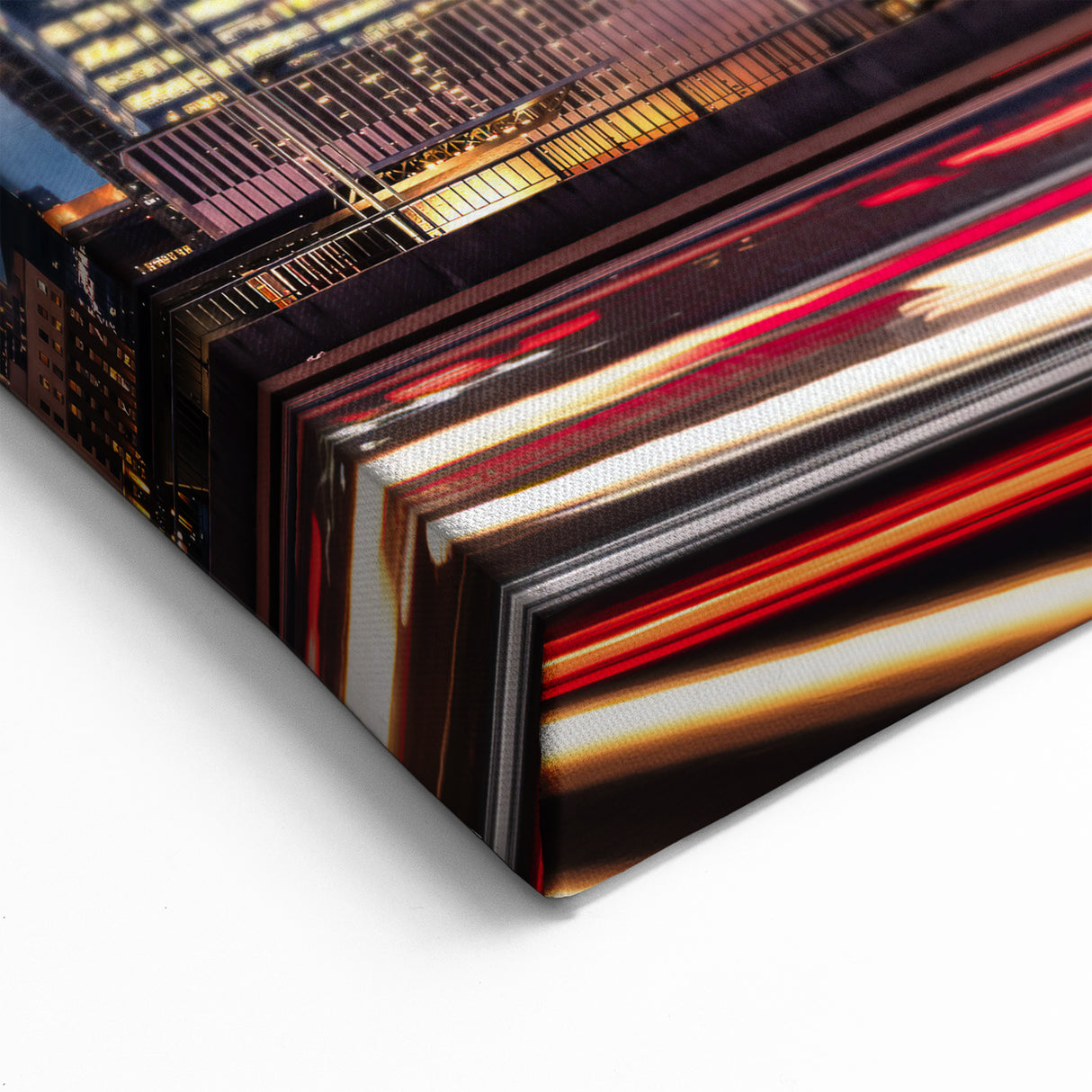 Nashville Skyline Framed by Bridge - Stunning Night Cityscape Wall Art