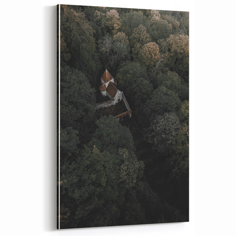 Hidden Sanctuary - Rustic Forest Retreat Art Print