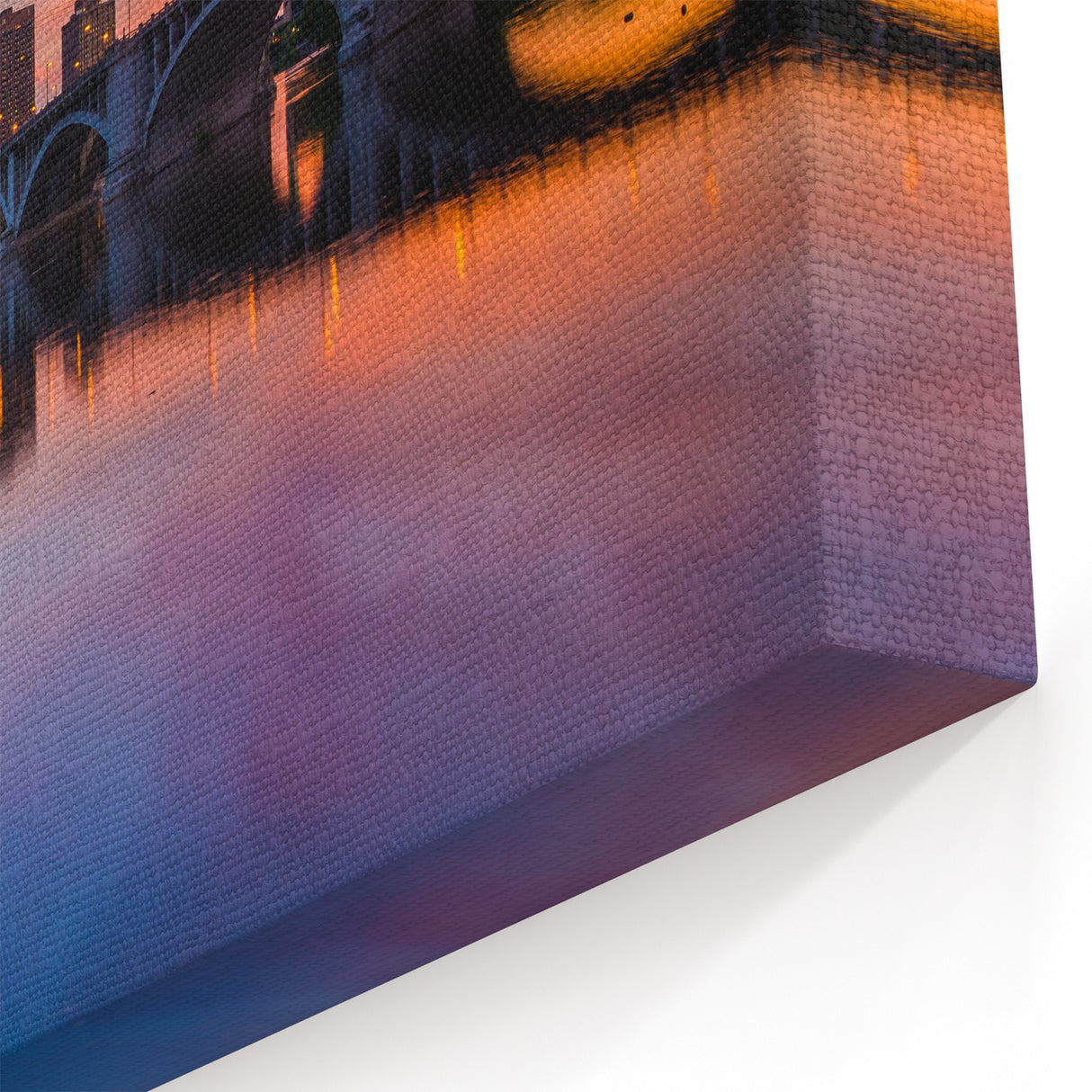 Minnesota Scenery Wall Decor – Minneapolis Skyline Sunset Reflections