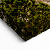 Mount Rushmore Framed Canvas - Presidential Landmark at Vibrant Sunset