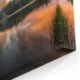 Badlands National Park Prints - Sunset Reflection on Lake South Dakota