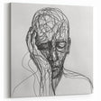 Bohemian Wall Art | Abstract Boho Decor Canvas | Eclectic Art Print